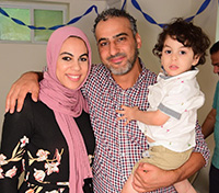Manar Abdelbaky and family