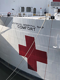 US Naval Hospital Ship Comfort