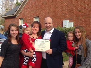 Ralph and his family at graduation